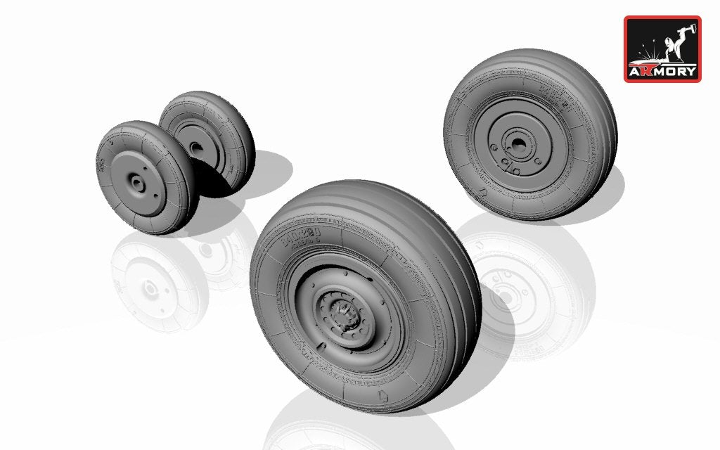 Armory Models AW72017 Mikoyan МiG-23B,BN wheels 1/72 – Bild 3