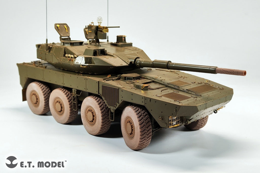 E.T. Model P35-129 JGSDF TYPE 16 Maneuver Combat Vehicle Sagged wheels and Muzzle Brake For TAMIYA Kit 1/35 – zdjęcie 8