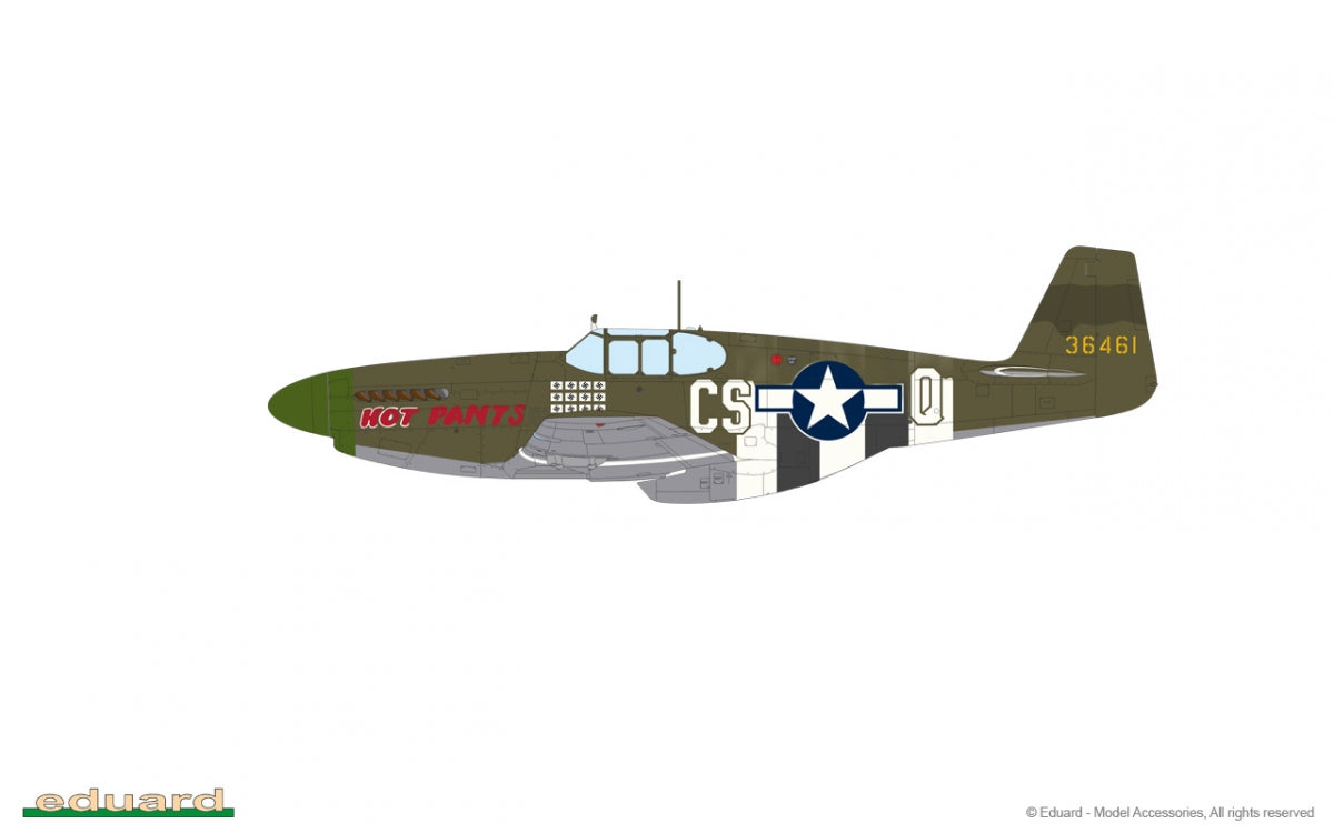 Eduard 82107 P-51B Mustang Birdcage canopy 1/48 – zdjęcie 11