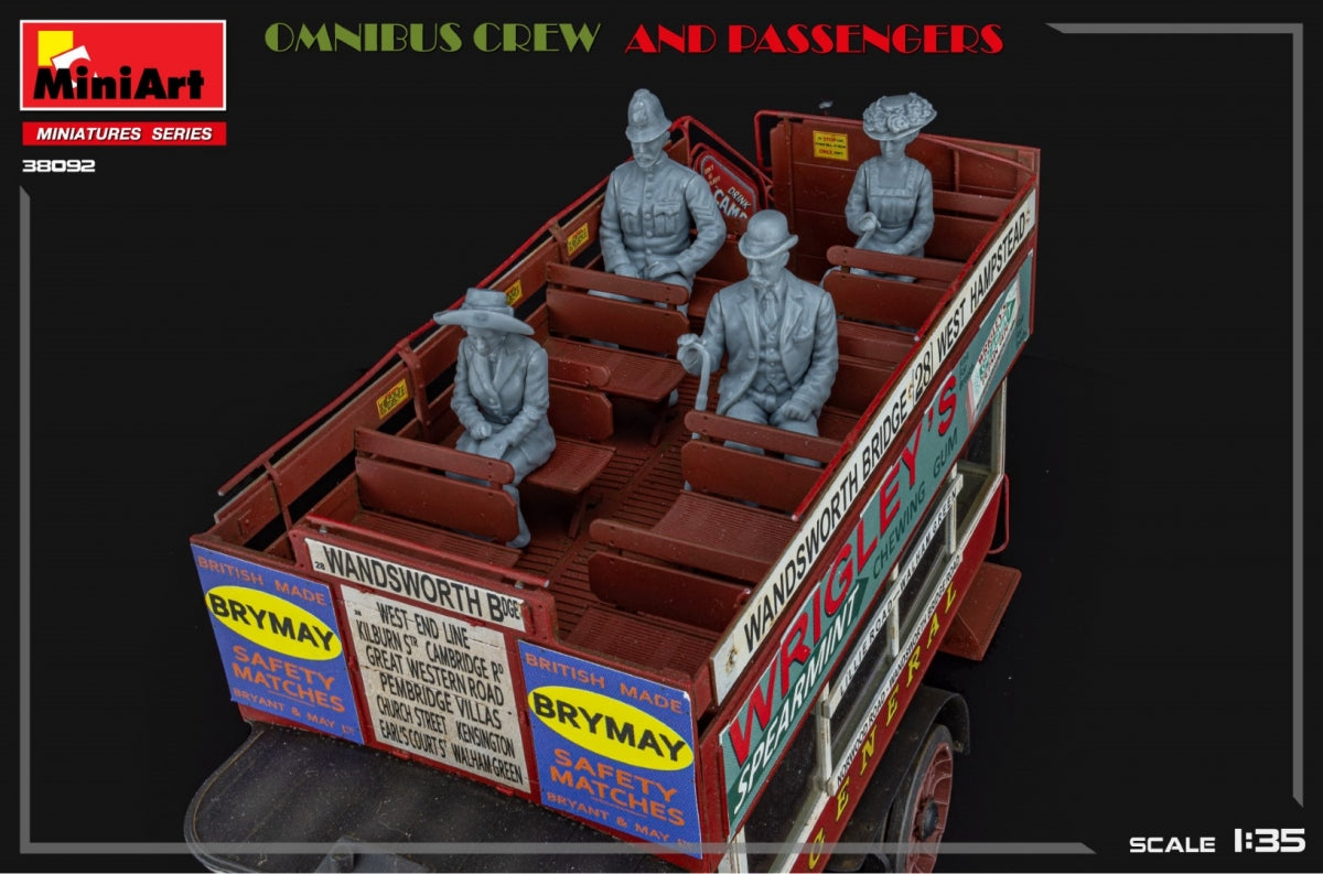 MiniArt 38092 OMNIBUS CREW AND PASSENGERS 1/35 – zdjęcie 3