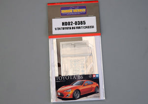 Hobby Design HD02-0385 Toyota 86 / GT86 / FRS Detail up Parts for Tamiya 1/24 – zdjęcie 2