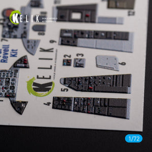 KELIK K72130 F-101 Voodoo - interior 3D decals for Revell kit 1/72 – zdjęcie 6