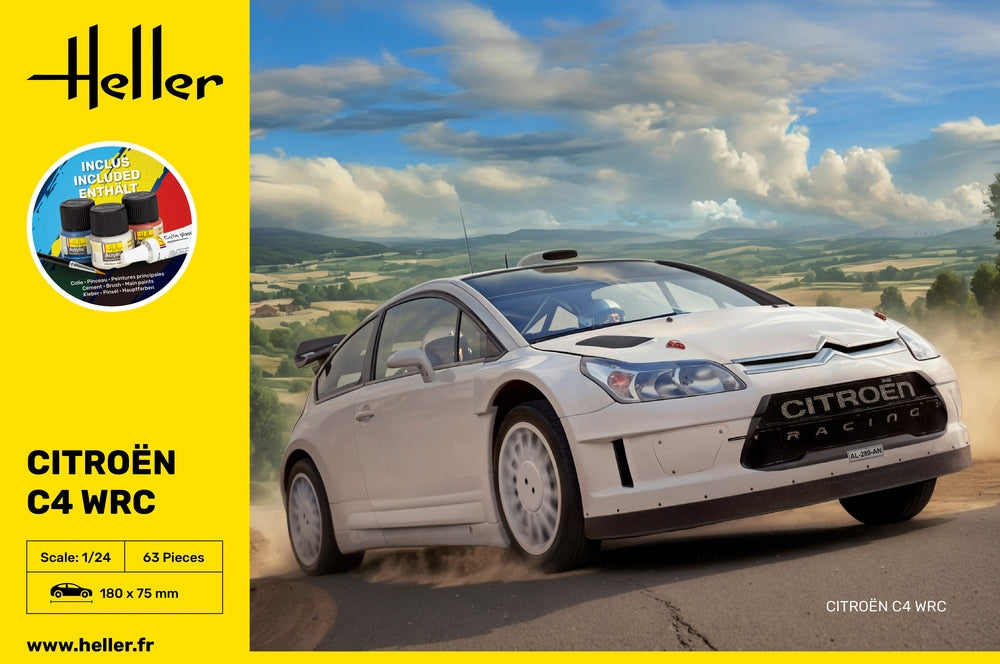 Heller 56756 Starter Kit - Citroen C4 WRC 1/24 – zdjęcie 2
