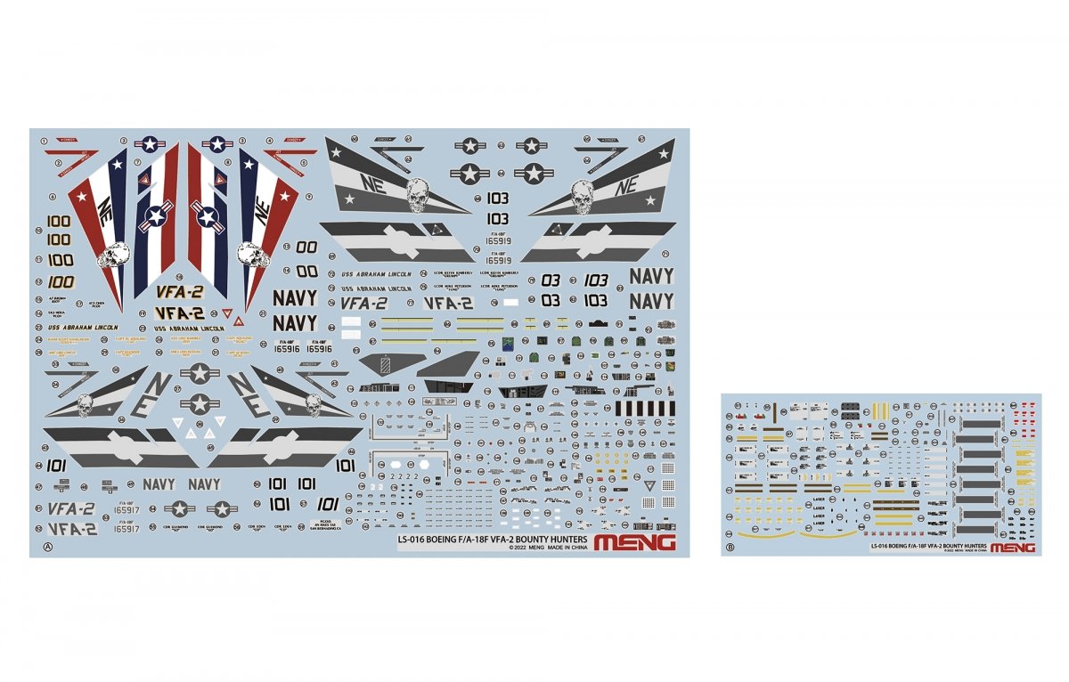 Meng LS-016 BOEING F/A-18F SUPER HORNET BOUNTY HUNTERS 1/48 – zdjęcie 15