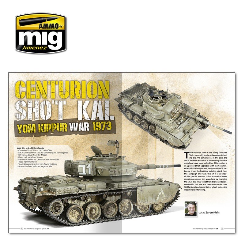 Ammo of Mig Jimenez 6128 TWMS - HOW TO PAINT IDF TANKS - WEATHERING GUIDE (English) – zdjęcie 2