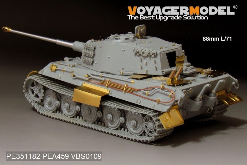 Voyager Model PE351182 WWII German King Tiger (Hensehel Turret)（For DRAGON/ZVEZDA kit） 1/35 – zdjęcie 16