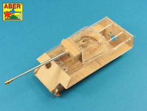 Aber 35L-246 7.5cm Barrel with Muzzle brake for Panther Ausf.G (For Rye Field Model) 1/35 – zdjęcie 5