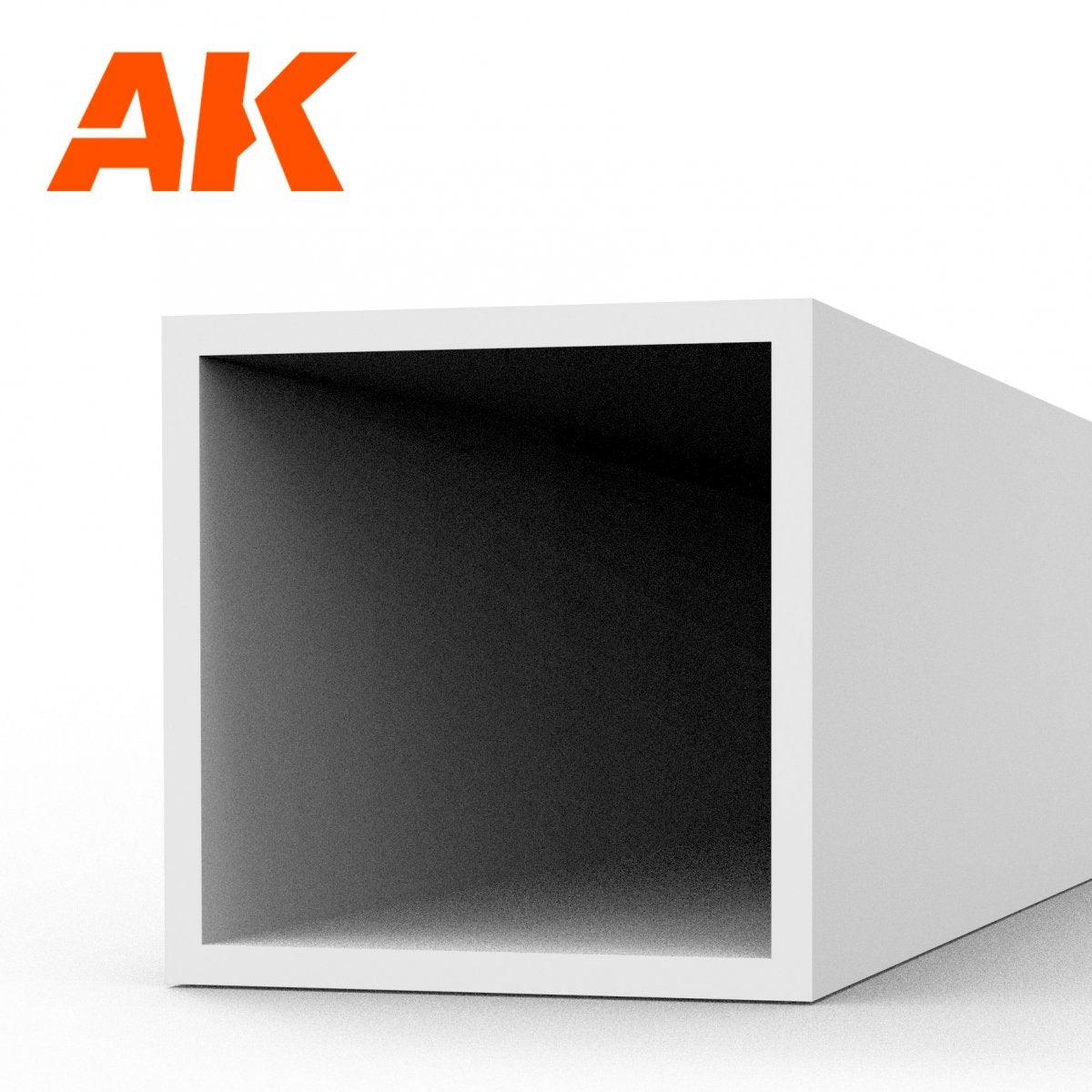 AK Interactive AK6549 TUBE CREUX CARRÉ 5,00 X 350MM – TUBE CREUX CARRÉ EN STYRÈNE – (3 UNITÉS) – image 2