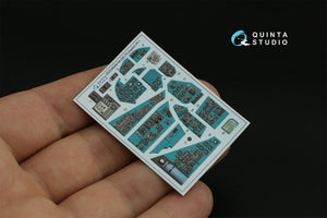 Quinta Studio QD48356 Mi-24D 3D-Printed &amp;amp; coloured Interior on decal paper (Trumpeter) 1/48 – zdjęcie 3