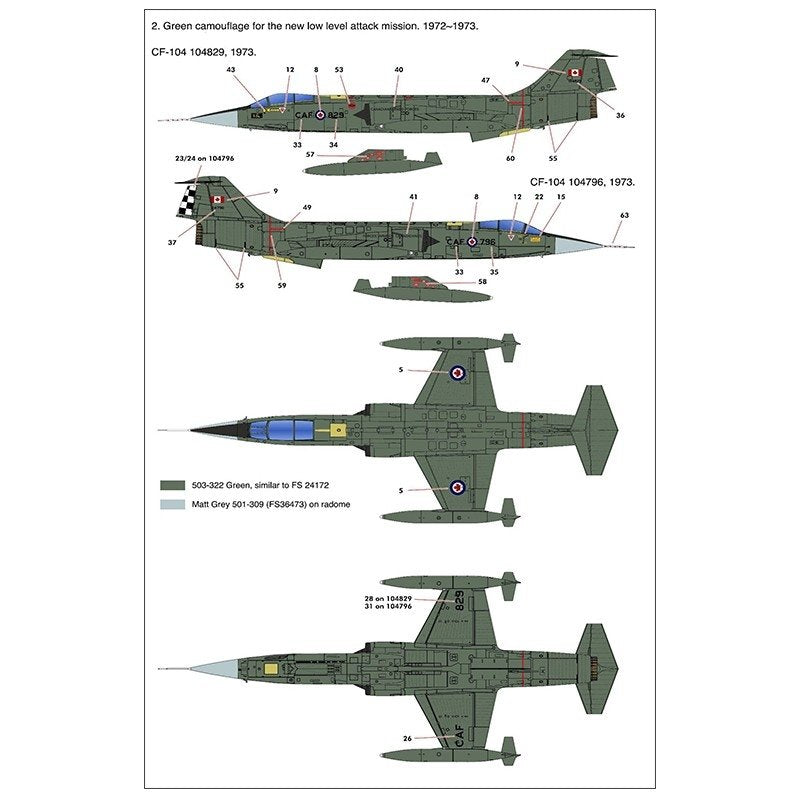 Kinetic K48127 CF-104 Starfighter 1/48 – zdjęcie 4