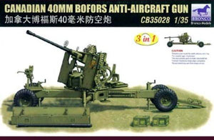 Bronco CB35028 Canadian 40mm Bofors Anti-Aircraft Gun 1/35
