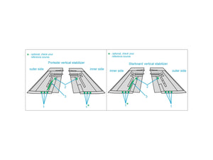 Quinta Studio QP72006 F/A-18A/B/C/D tail reinforcement plates (all kits) 1/72 – zdjęcie 5