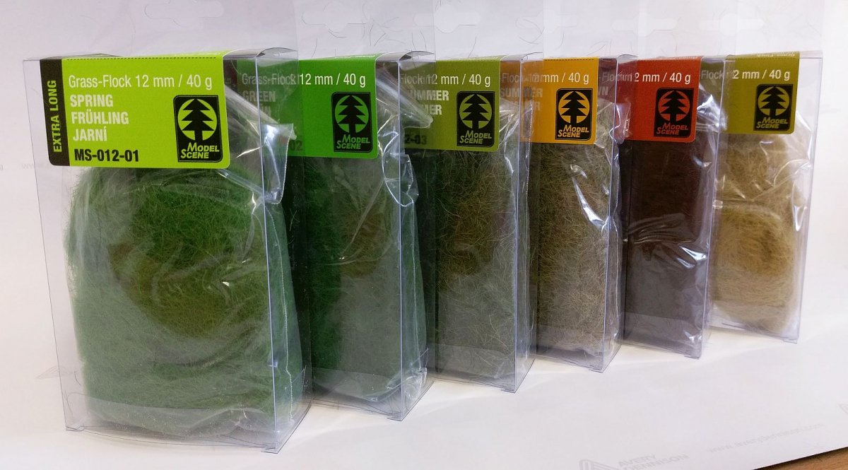 Model Scene 012-01 Grass-Flock 12 mm - Spring 40 g – immagine 2