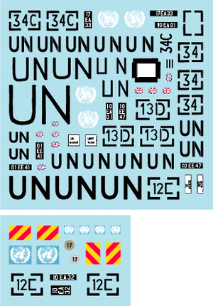 Star Decals 35-C1066 FV432 Trojan. UNPROFOR Bosnia in 1992-95 1/35 – image 3