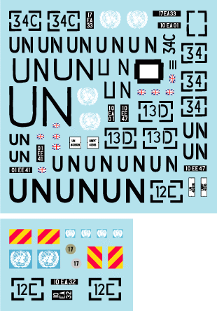 Star Decals 35-C1066 FV432 Trojan. UNPROFOR Bosnia in 1992-95 1/35 – image 3
