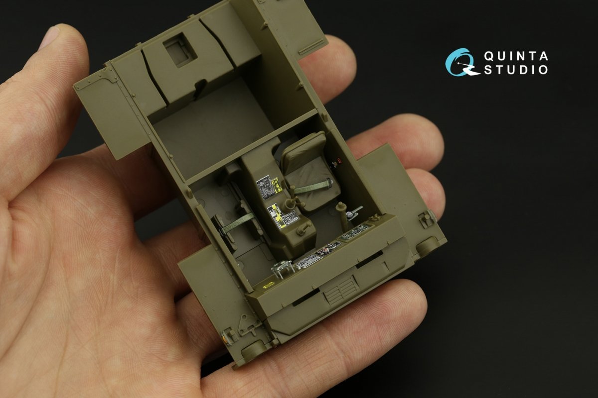 Quinta Studio QD35051 Gama Goat family 3D-Printed &amp;amp; coloured Interior on decal paper (Tamiya) 1/35 – zdjęcie 12