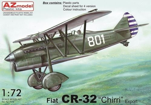 AZmodel AZ7612 Fiat CR-32 "Chirri" Export version 1/72