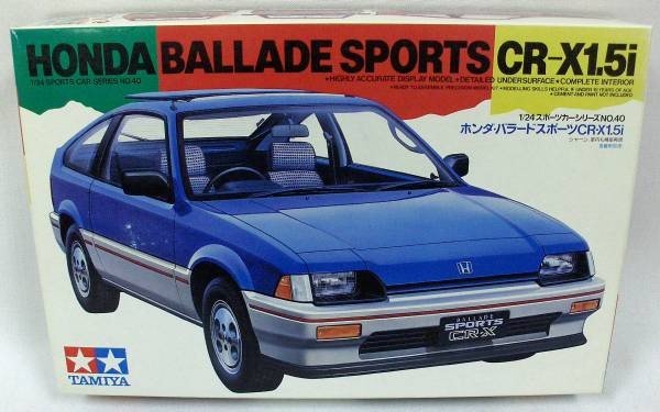 Tamiya 24040 Honda Ballade Sports CR-X 1.5i 1/24