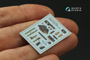 Quinta Studio QD72131 Do 335A 3D-Printed coloured Interior on decal paper (Dragon/Hobby2000) 1/72 – zdjęcie 5