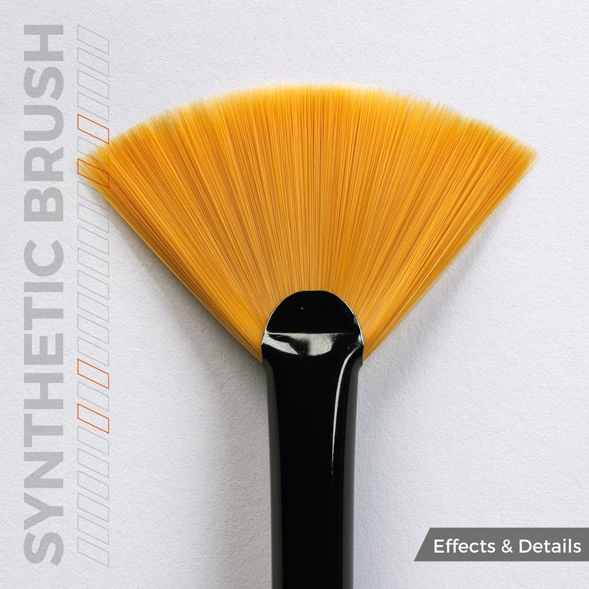 AK Interactive AKB017 AK SYNTHETIC BRUSH – FAN SHAPE – image 3