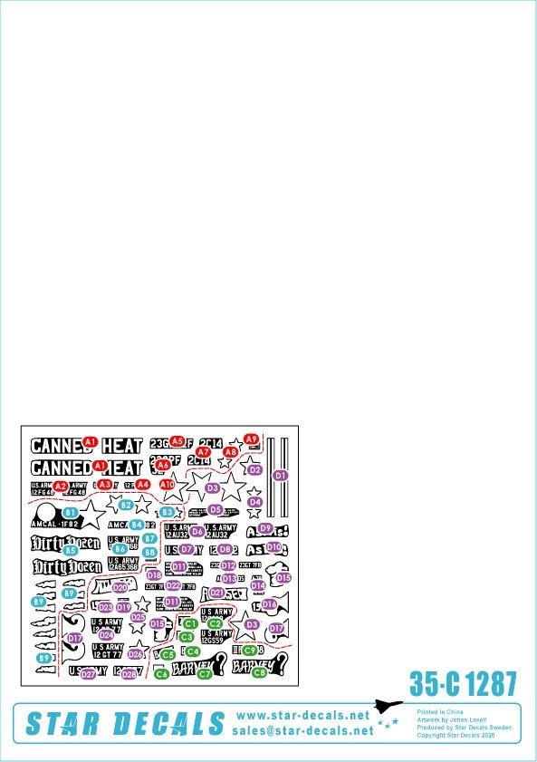 Star Decals 35-C1287 Big Guns in Vietnam 4 1/35 – zdjęcie 2