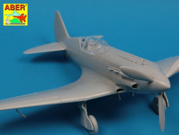 Aber A48114 Armament for Soviet fighter MIG-3 2x7,62ShKAS; 1x12,7mm UBS; pitot tube 1/48 – zdjęcie 3