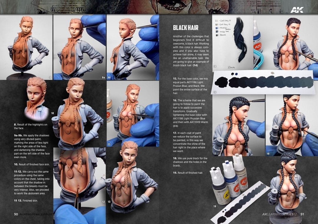 AK Interactive AK520 Learning 12 Painting Female Figures English – image 7