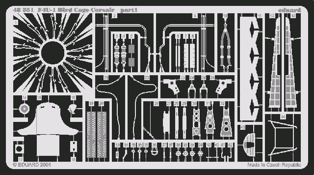 Eduard 48351 F4U-1 Birdcage 1/48 TAMIYA – image 2