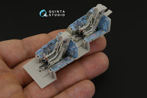 Quinta Studio QD48181 Su-27UB 3D-Printed colored Interior on decal paper (for KittyHawk kit) 1/48 – image 7