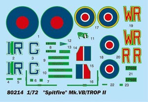 Hobby Boss 80214 Spitfire MK.Vb TROP 1/72 – zdjęcie 3