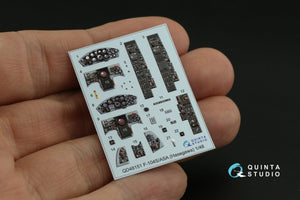 Quinta Studio QD48151 F-104S-ASA 3D-Printed &amp;amp; coloured Interior on decal paper (Hasegawa) 1/48 – zdjęcie 10