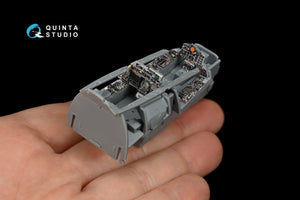 Intérieur imprimé en 3D et coloré sur papier décalcomanie Quinta Studio QD48159 F-4C (pour kit ZM SWS) 1/48 – image 7
