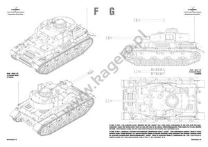 Kagero 7025 Sd.Kfz. 161 Panzer IV Ausf. H/J EN/PL – zdjęcie 3