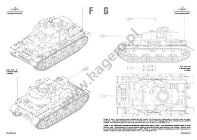 Kagero 7025 Sd.Kfz. 161 Panzer IV Ausf. H/J EN/PL – zdjęcie 3