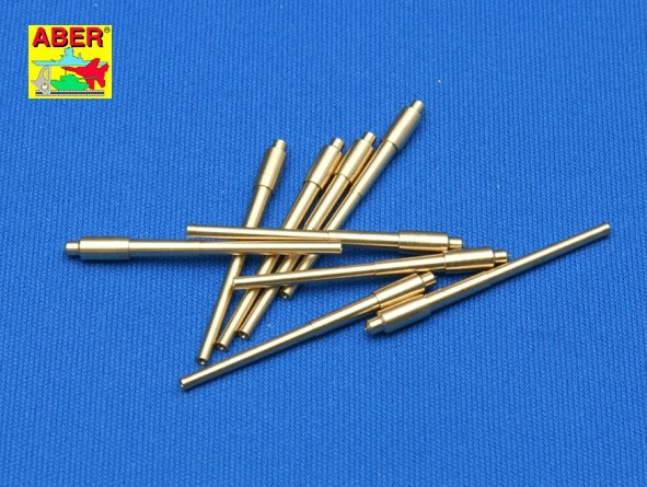 Aber 350L-04 Set of 9pcs 406mm barrels for US ship: Iowa, New Jersey, Missouri, Wisconsin (1/350)