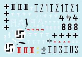 Star Decals 35-840 German Afrika Mix # 6 1/35 – zdjęcie 2