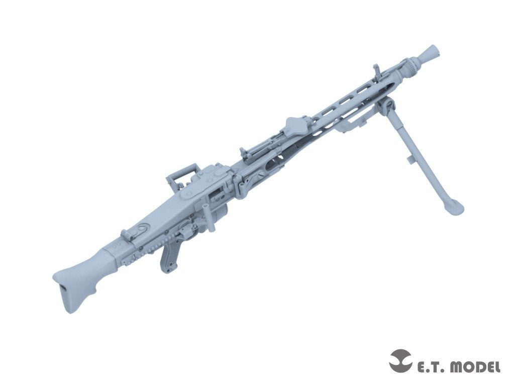 E.T. Model P35-218 Modern German Mg3 Machinegun &amp;amp; Ammo Box ( 3D Print ) 1/35 – zdjęcie 6