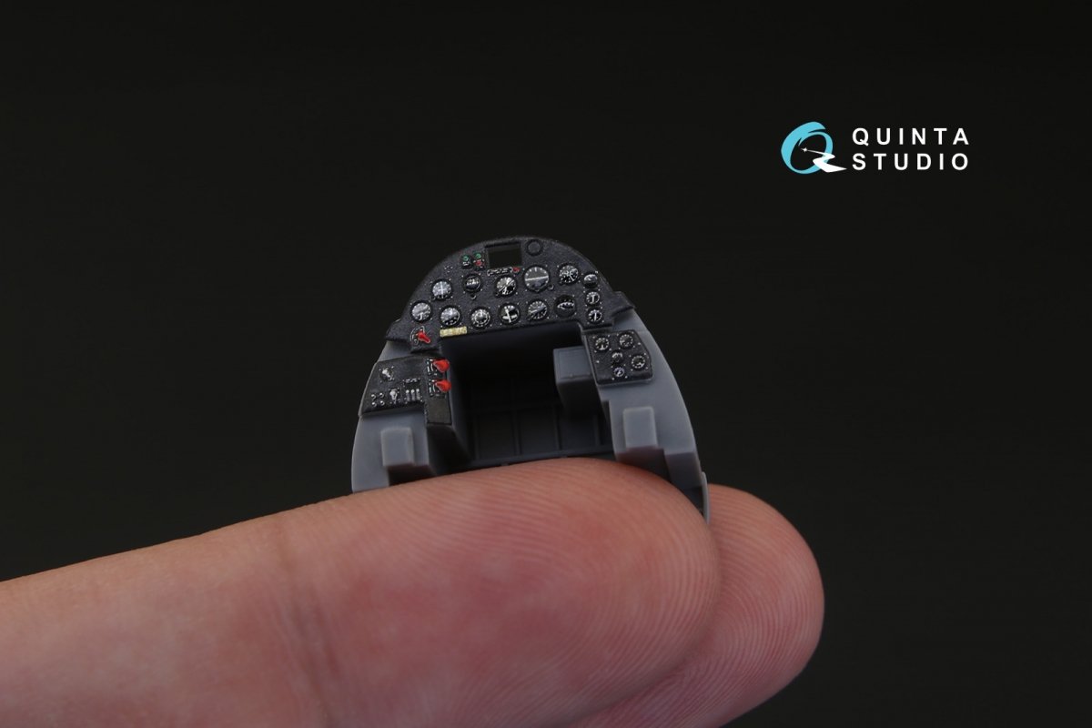 Quinta Studio QD48110 F4U-1 Corsair (Bird cage) 3D-Printed &amp;amp; coloured Interior on decal paper (for Tamiya kit) 1/48 – zdjęcie 6