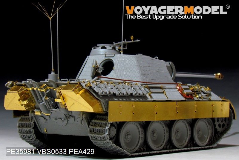 Voyager Model PE35981 WWII German Panther A Tank Basic For TAKOM 1/35 – immagine 5