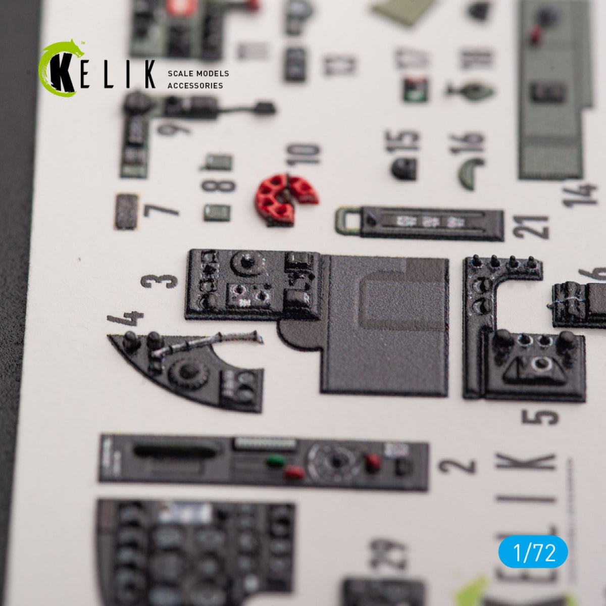 KELIK K72151 Bristol Beaufort Mk.1 - interior 3D decals for Airfix kit 1/72 – zdjęcie 7
