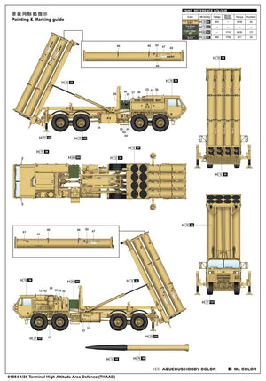 Trumpeter 01054 Terminal High Altitude Area Defense THAAD 1/35 – image 2