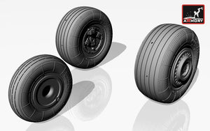 Armory Models AW32003 Sukhoj Su-25 Frogfoot wheels 1/32 – zdjęcie 2