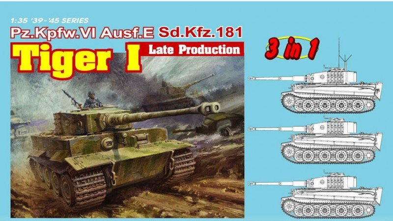 Dragon 6406 Tiger I Late Production 1/35