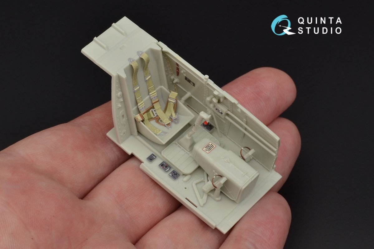 Quinta Studio QD32029 Bf 109G-6 3D-Printed &amp;amp; colored Interior on decal paper (for Revell kit) 1/32 – image 11
