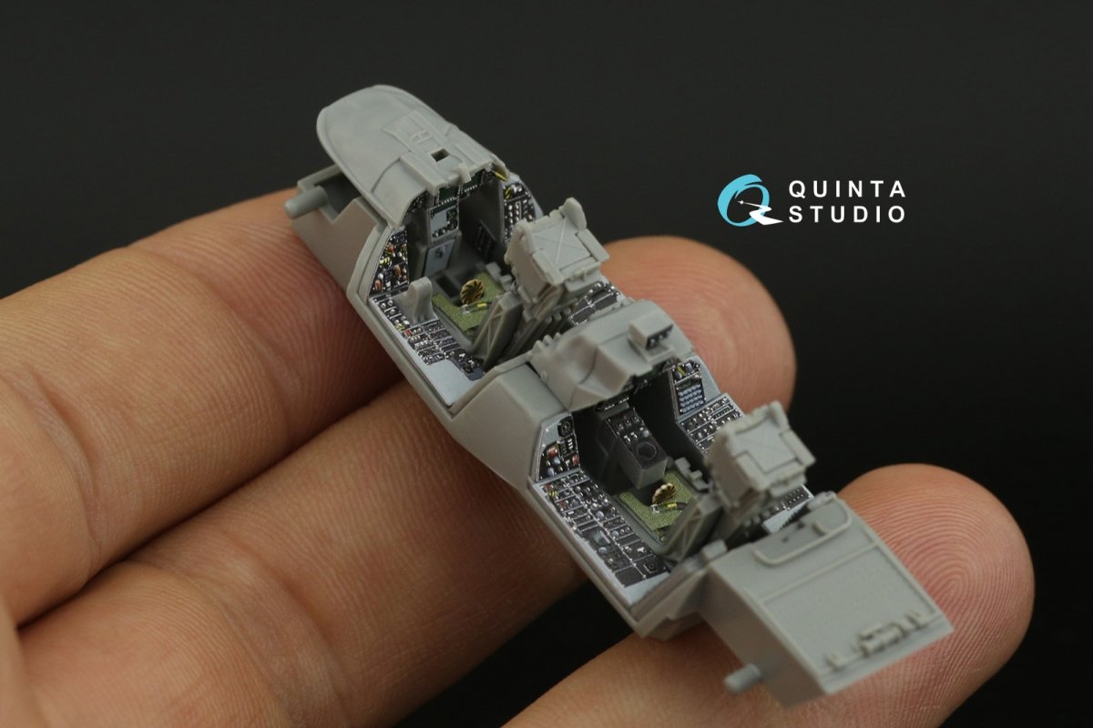 Quinta Studio QD72031 F-14D 3D-Printed &amp;amp; coloured Interior on decal paper (GWH) 1/72 – zdjęcie 8