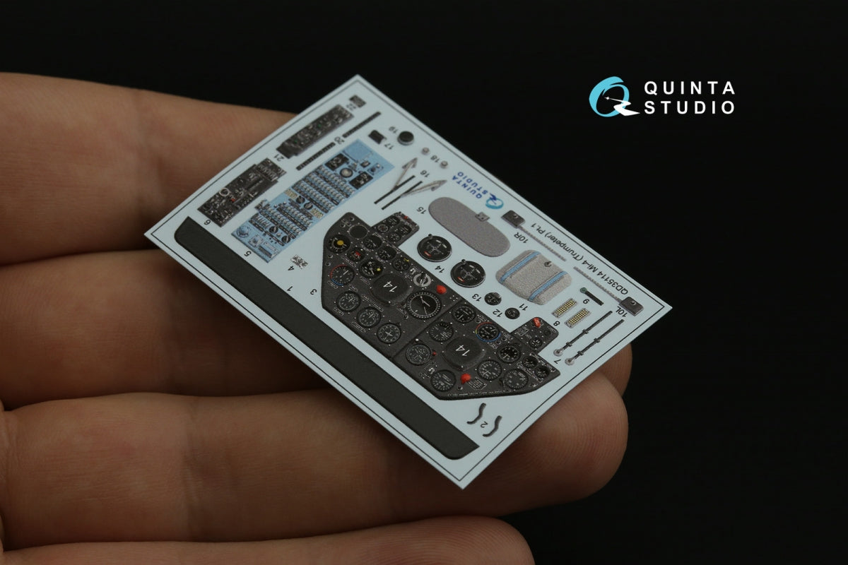 Quinta Studio QD35114 Mi-4 3D-Printed &amp;amp; coloured Interior on decal paper (Trumpeter) 1/35 – zdjęcie 7