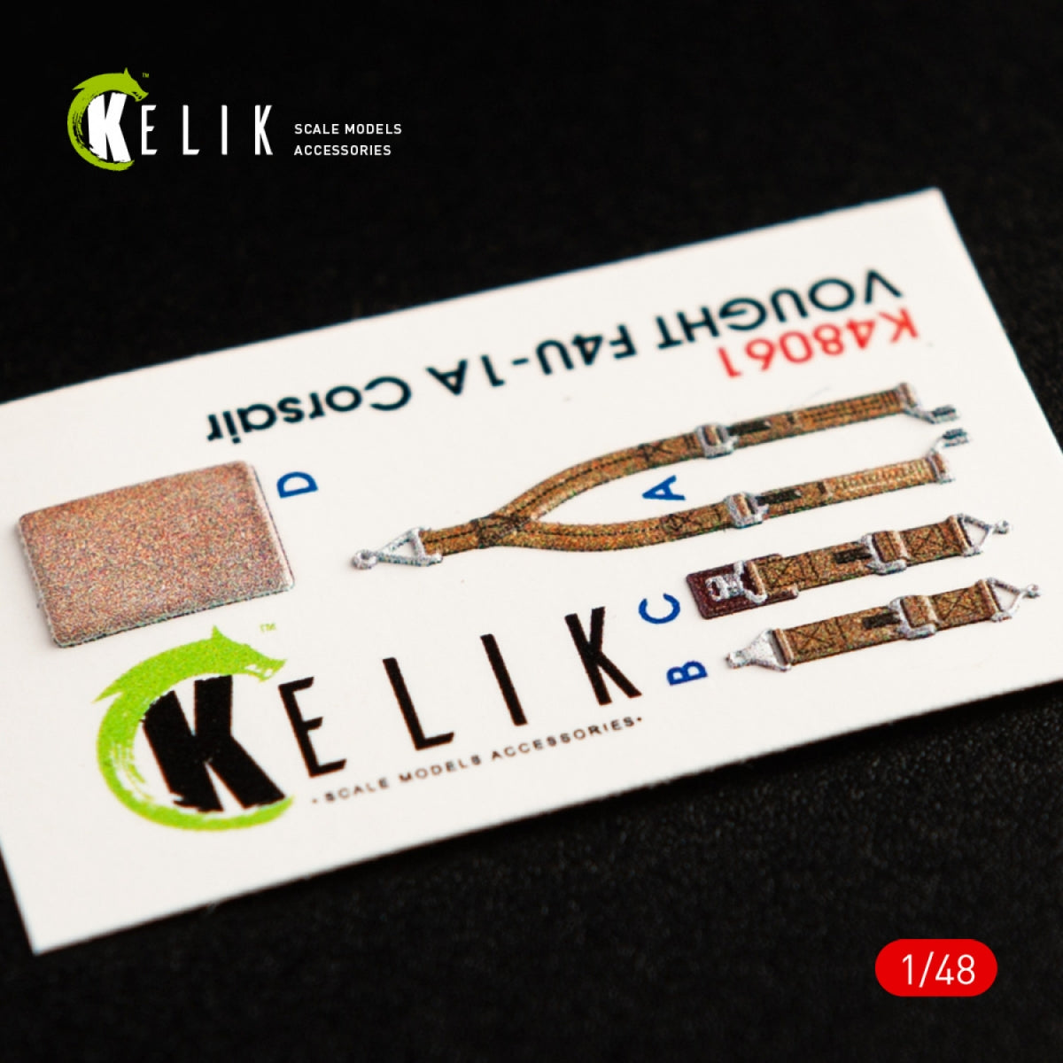 KELIK K48061 F4U-1A CORSAIR INTERIOR 3D DECALS FOR TAMIYA KIT 1/48 – zdjęcie 6