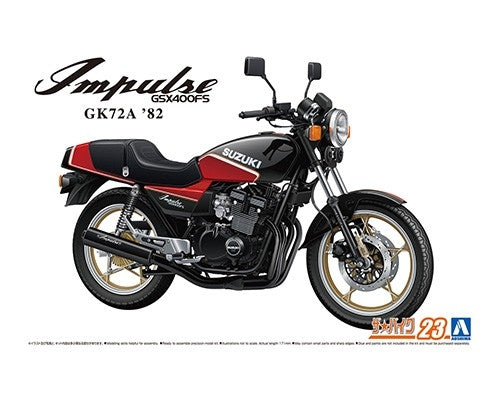 Aoshima 06376 Suzuki GK72A GSX400FS Impulse &amp;#39;82 1/12