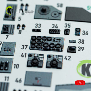 Kelik K48143 Do-217 N/J - interior 3D decals for ICM kit 1/48