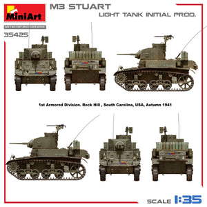 MiniArt 35425 M3 STUART LIGHT TANK, INITIAL PROD 1/35 – image 8